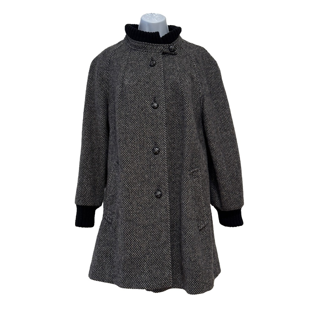 Stevens Forstmann Vintage 70s, 80s Pure Wool Coat Womens Sz L With Union Tag